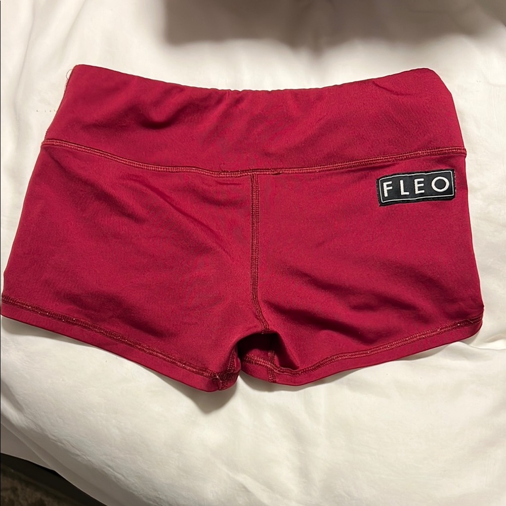 FLEO Women's Red Shorts